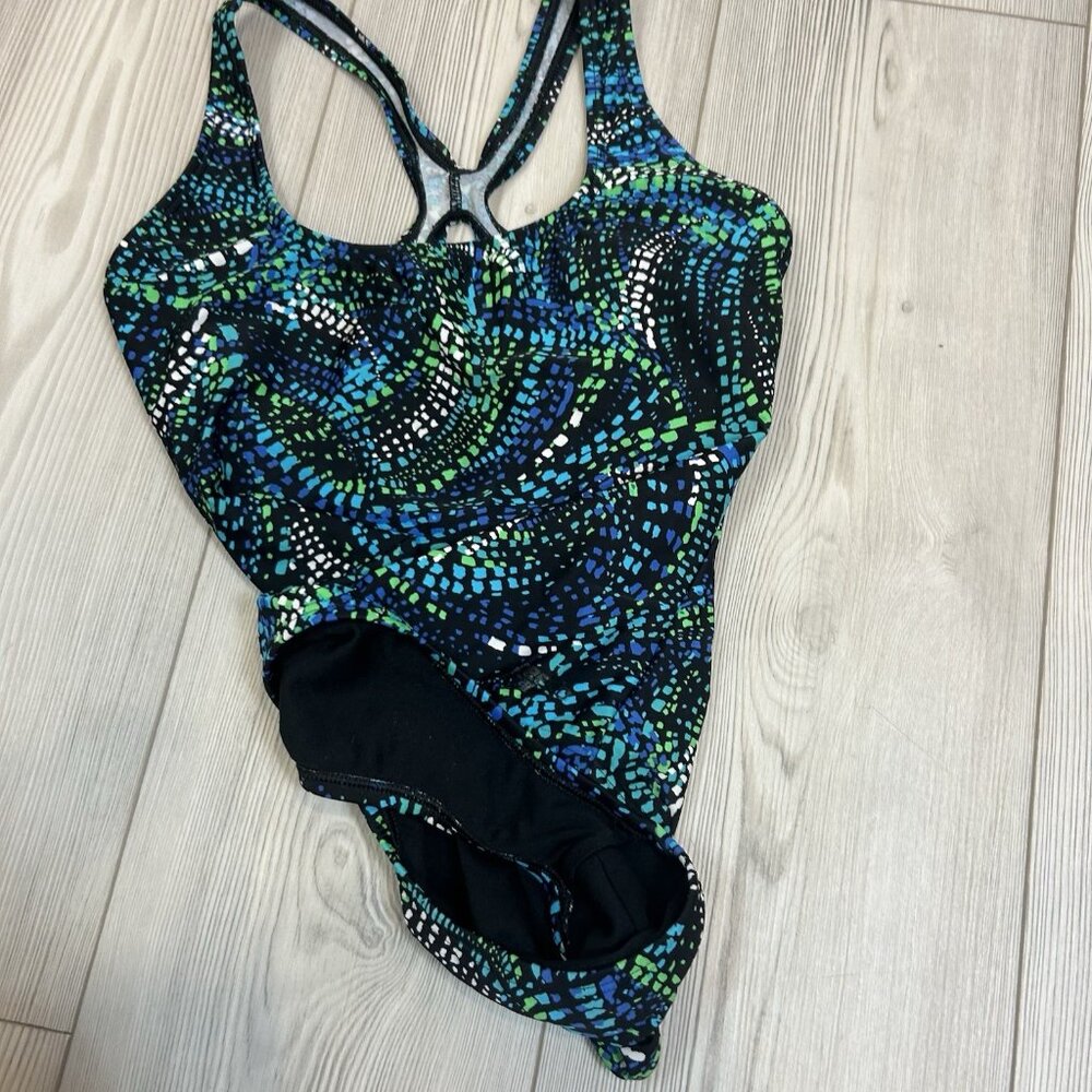 Speedo Womens Size 6 Racerback Athletic Training One Piece Swimsuit - Picture 5 of 11